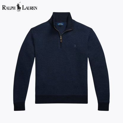 Ralph Lauren Washable Wool Quarter-Zip Sweater