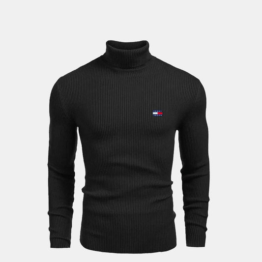 Tommy Hilfiger Turtleneck Cable-Knit Wool Sweater