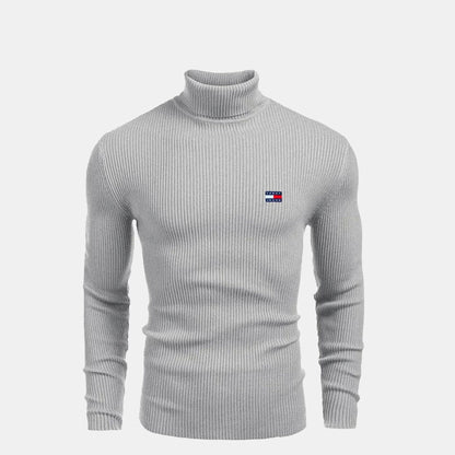 Tommy Hilfiger Turtleneck Cable-Knit Wool Sweater